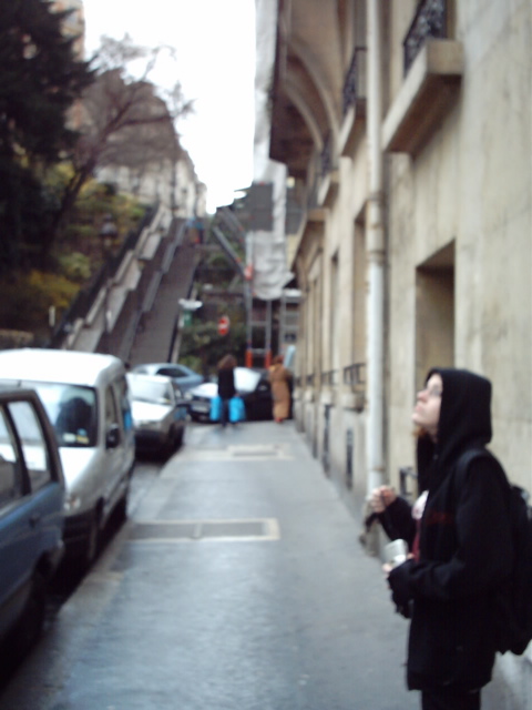 looking at Sacre-Coeur
