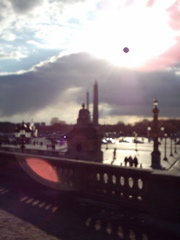 blurry Place de la Concorde