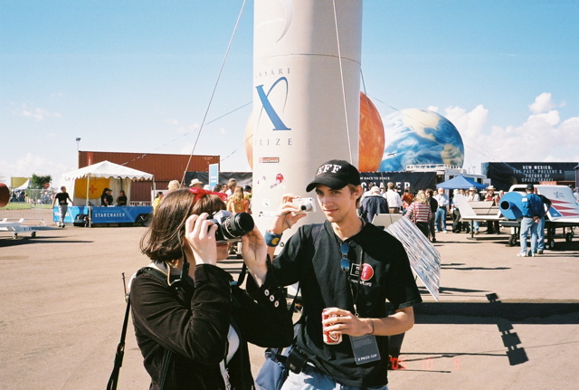 Andrew and Ariel at X Prize event