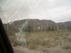 Arriving at Alamogordo