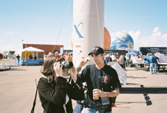 Andrew and Ariel at X Prize event